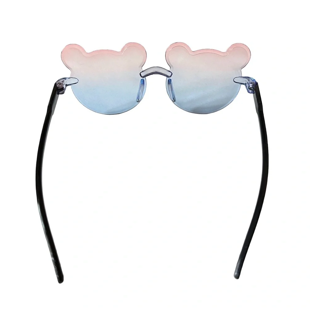 ⭐️ 5 for $25 Kids Bear Shaped Sunglasses with Pink & Blue Lenses